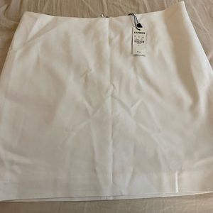 Express White Skirt NWT